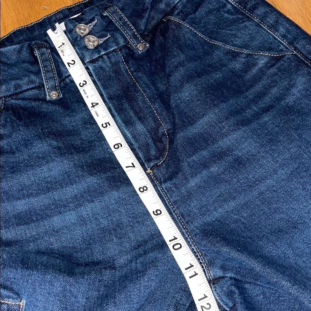 PAIGE Dion High Rise Bootcut Cargo Jeans in Gracie Lou, size 26, EUC - Picture 14 of 15
